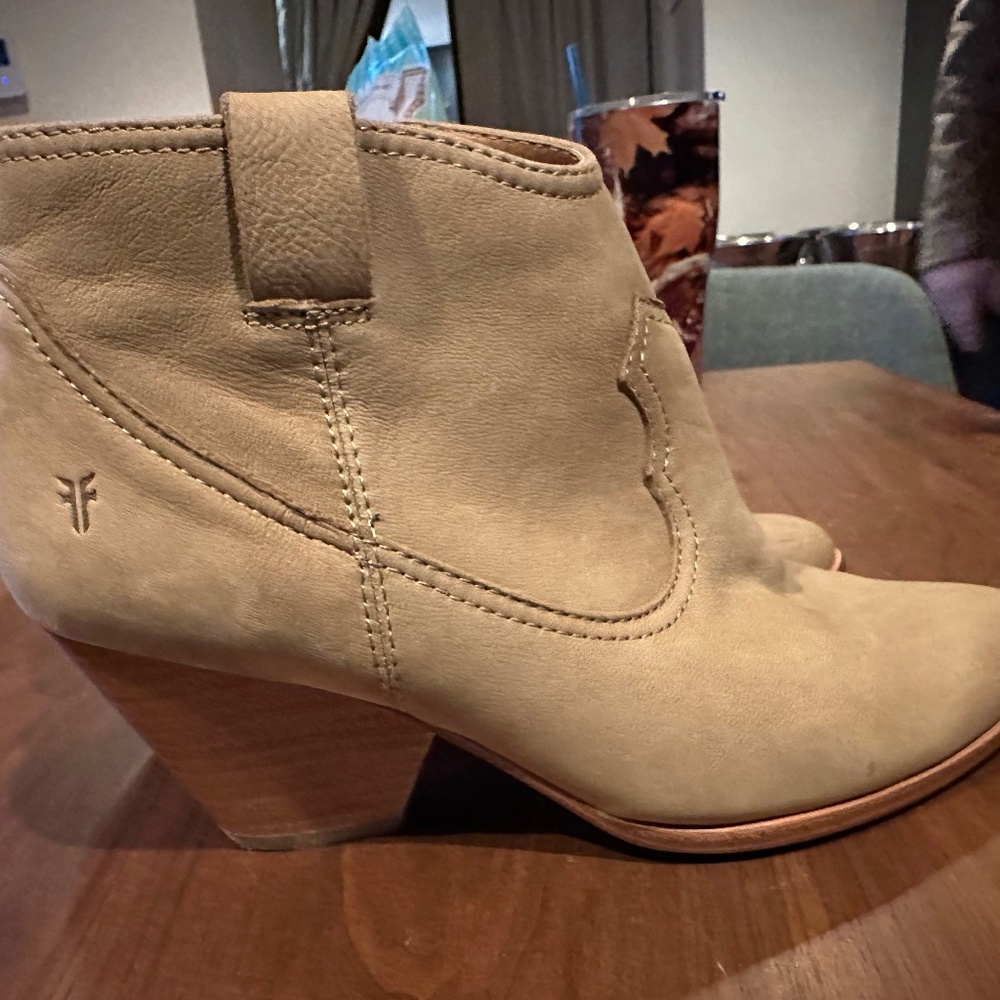 Suede Frye Ankle Boots size 8.5